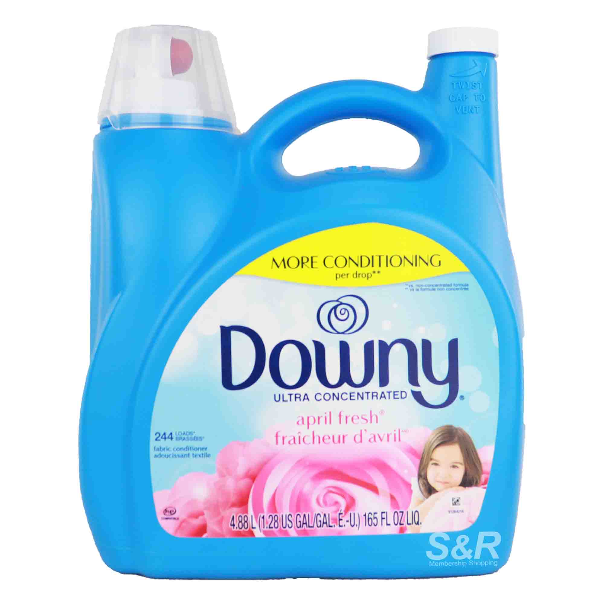 Downy Ultra Concentrated April Fresh Fabric Softener 4.88L